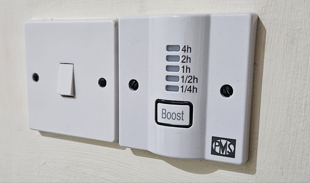Water heater Boost button
